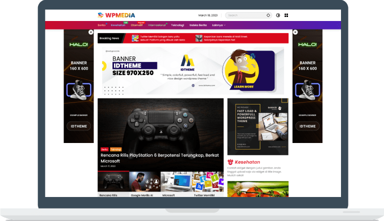 Wpmedia WordPress Theme