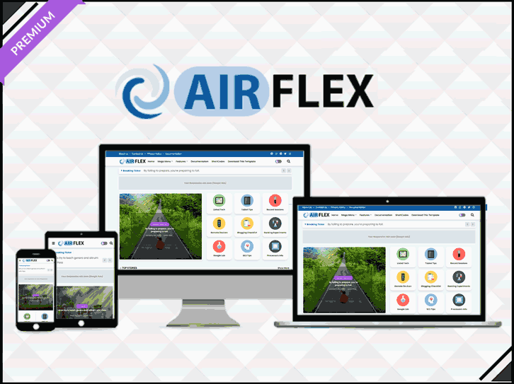 Air Flex News Blogger Template